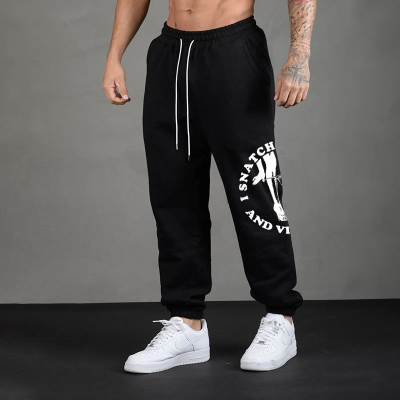 I SNATCH KISSES Sexy Lady GRAPHIC PRINT JOGGERS