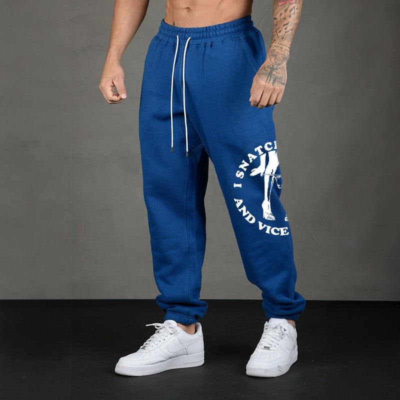 I SNATCH KISSES Sexy Lady GRAPHIC PRINT JOGGERS