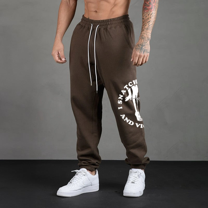 I SNATCH KISSES Sexy Lady GRAPHIC PRINT JOGGERS