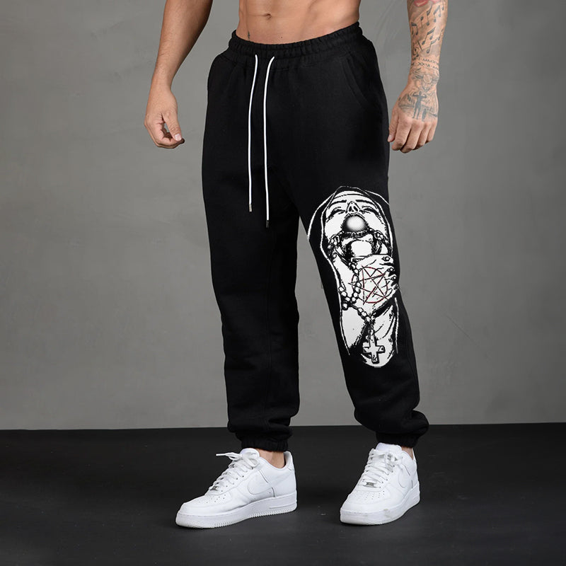 Nun Chocking GRAPHIC PRINT JOGGERS