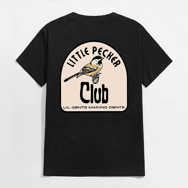 LITTLE PECKER CLUB LIL GENTS MAKING DENTS Print T-Shirt