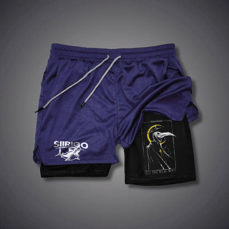 Let The Weak Burn 2 In 1 GYM PERFORMANCE SHORTS