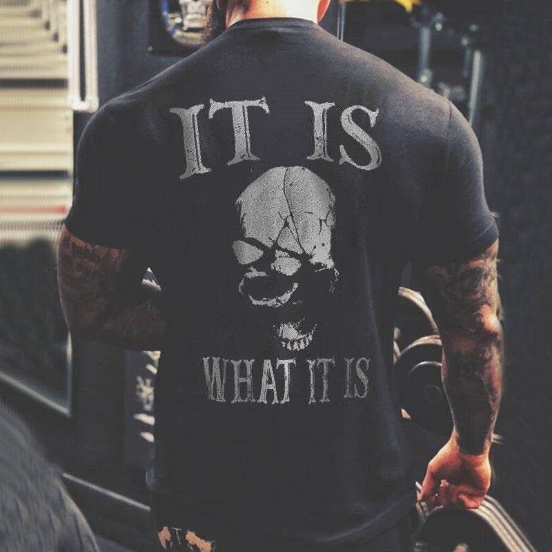 It Is What It Is Print T-shirt