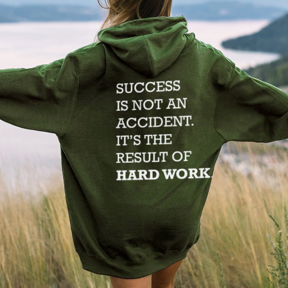 Women Inspire Slogan Letter Graphic Hoodies