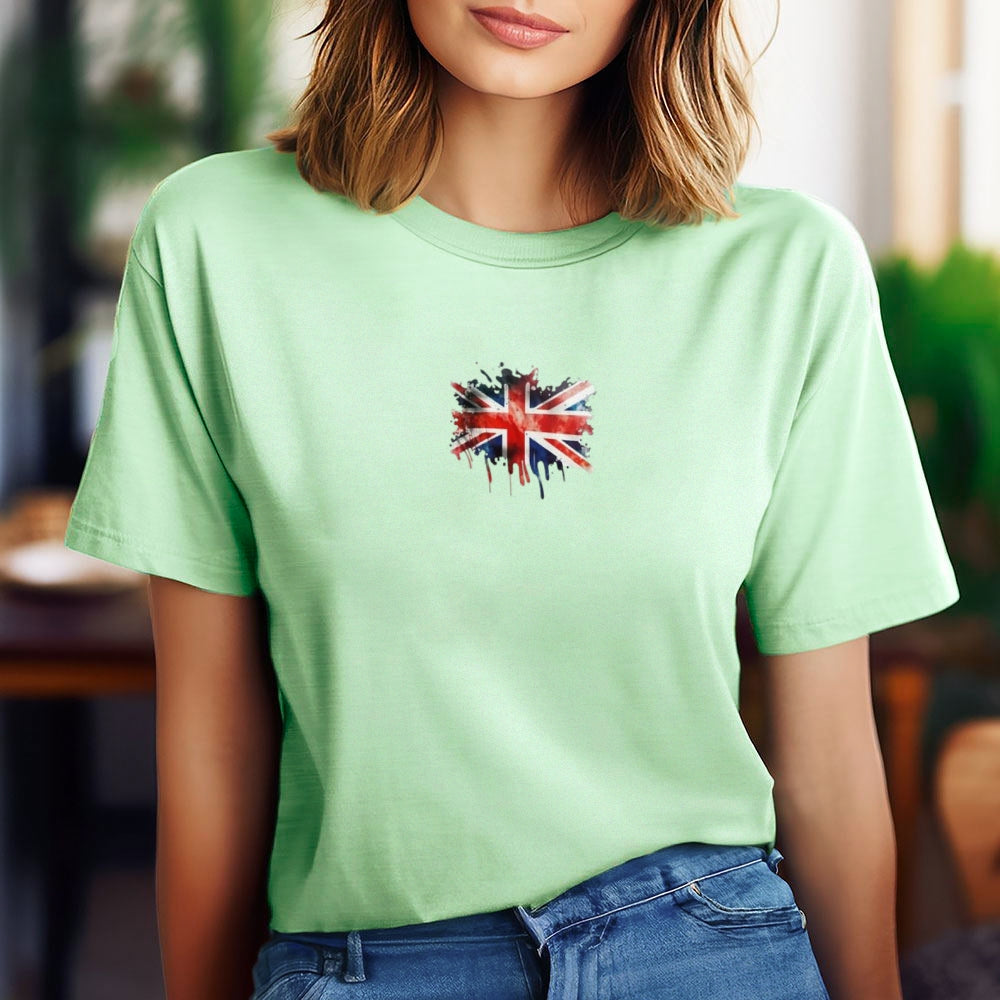 Women Flag Print Independence Day T-shirt