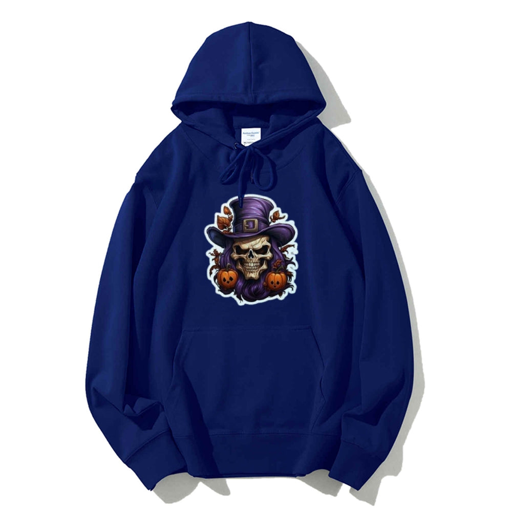 Mens Halloween Witch Hat Graphic Hoodies