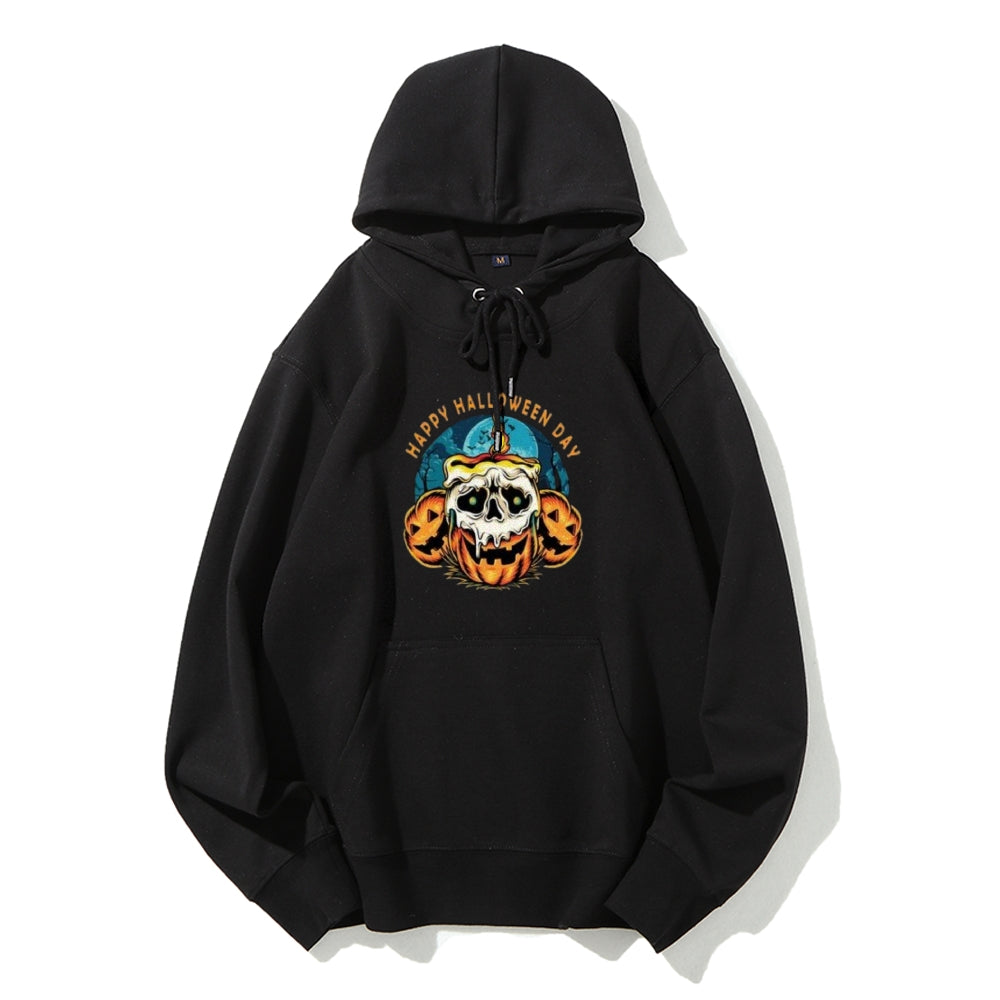 Mens Happy Halloween Day Graphic Hoodies