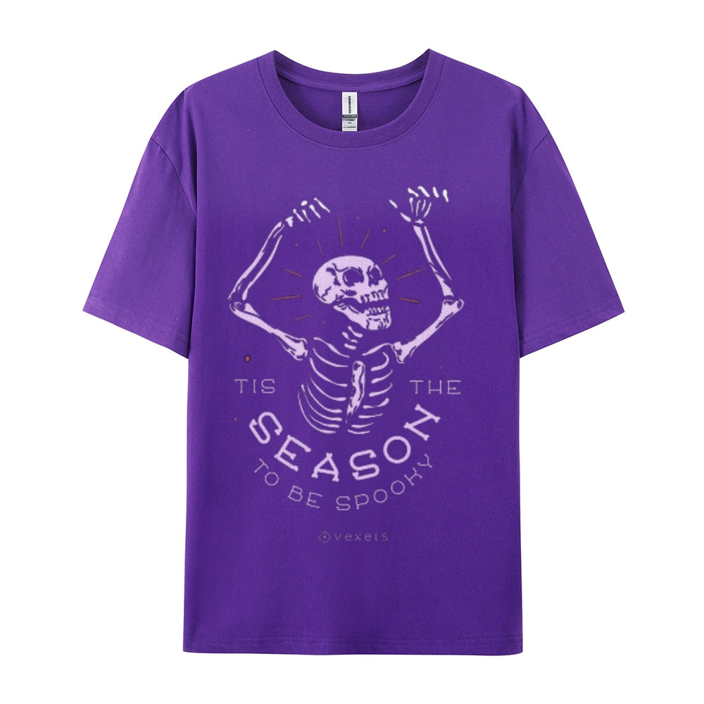 Mens Spooky Skull Graphic Tee