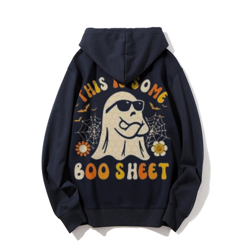 Mens THIS IS SOME BOO SHEET Graphic Pullover Hoodies