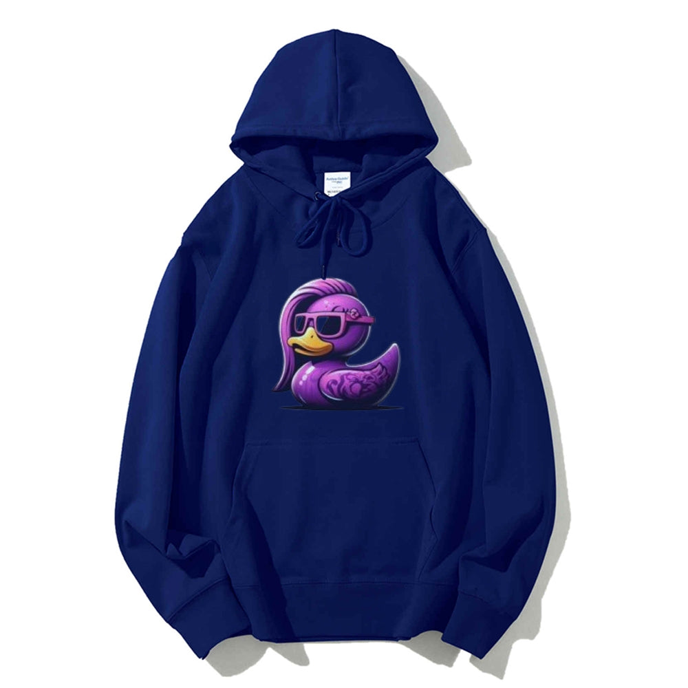 Women Cute Purple Dark Graphic Hoodies