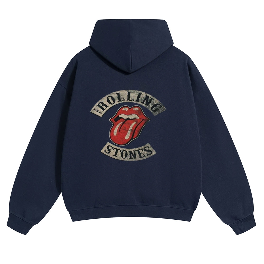 Mens Vintage The Rolling Stones Rock Band Hoodies