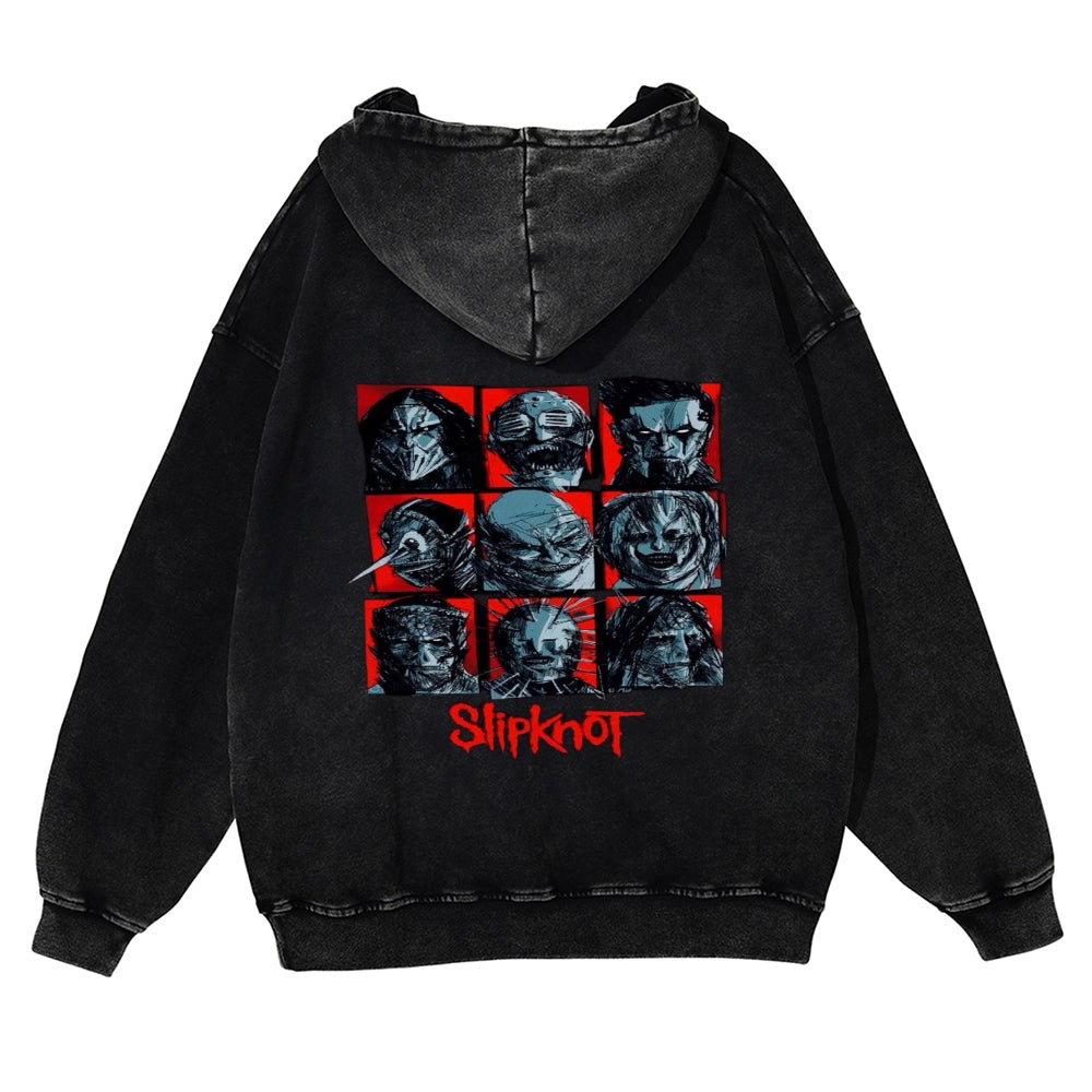 Mens Vintage Slipknot Rock Band Hoodies