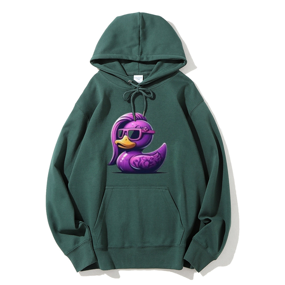 Women Cute Purple Dark Graphic Hoodies