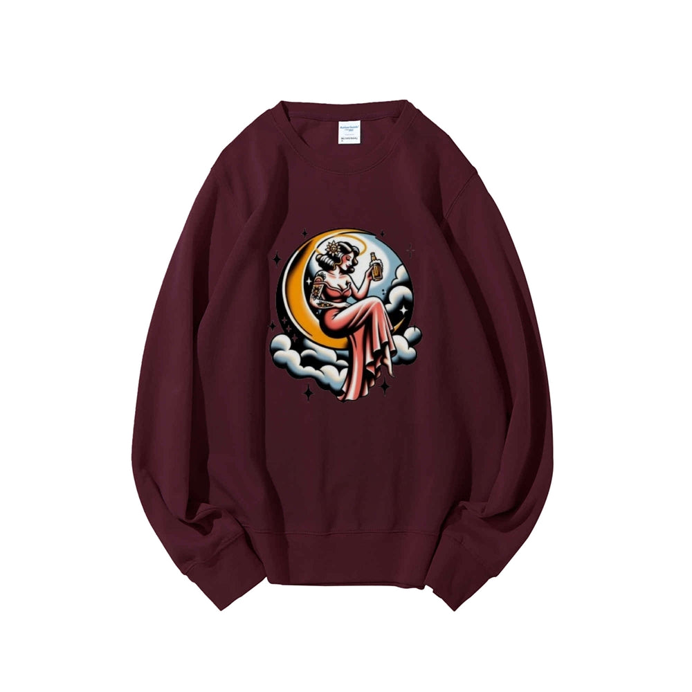 Women High Life Girl Graphic Sweatshirts