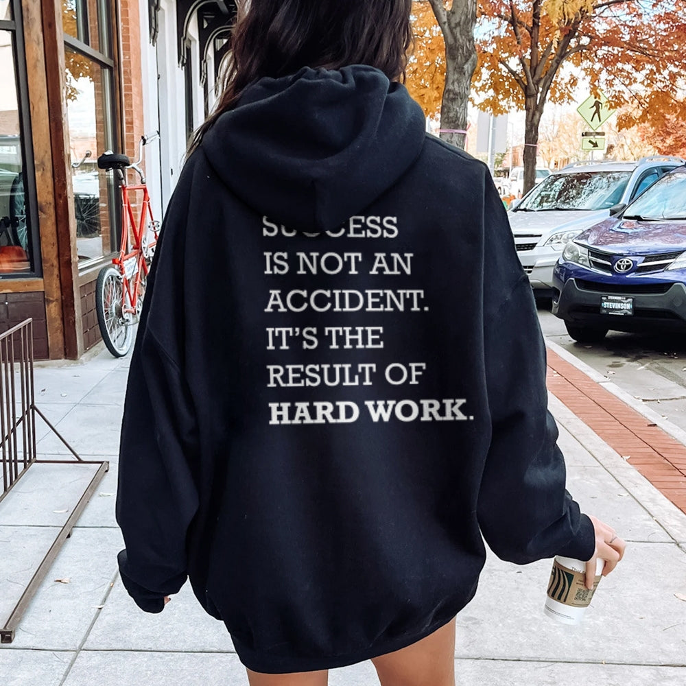 Women Inspire Slogan Letter Graphic Hoodies