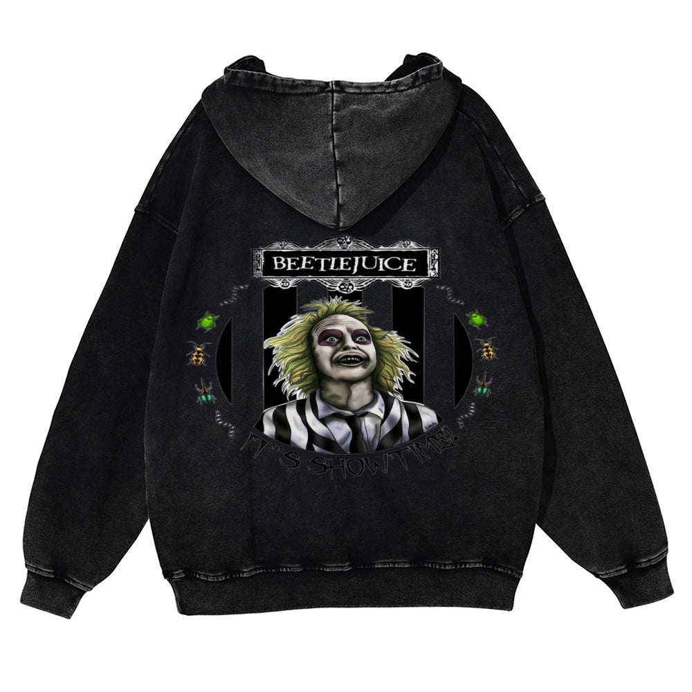 Mens Vintage Beetle Juice Rock Band Hoodies