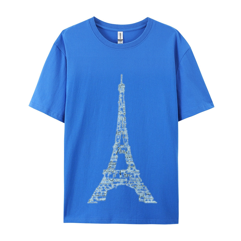 Mens Eiffel Tower Graphic Tee