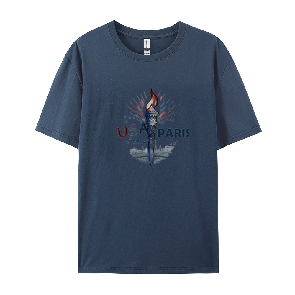 Mens Flame Graphic Tee