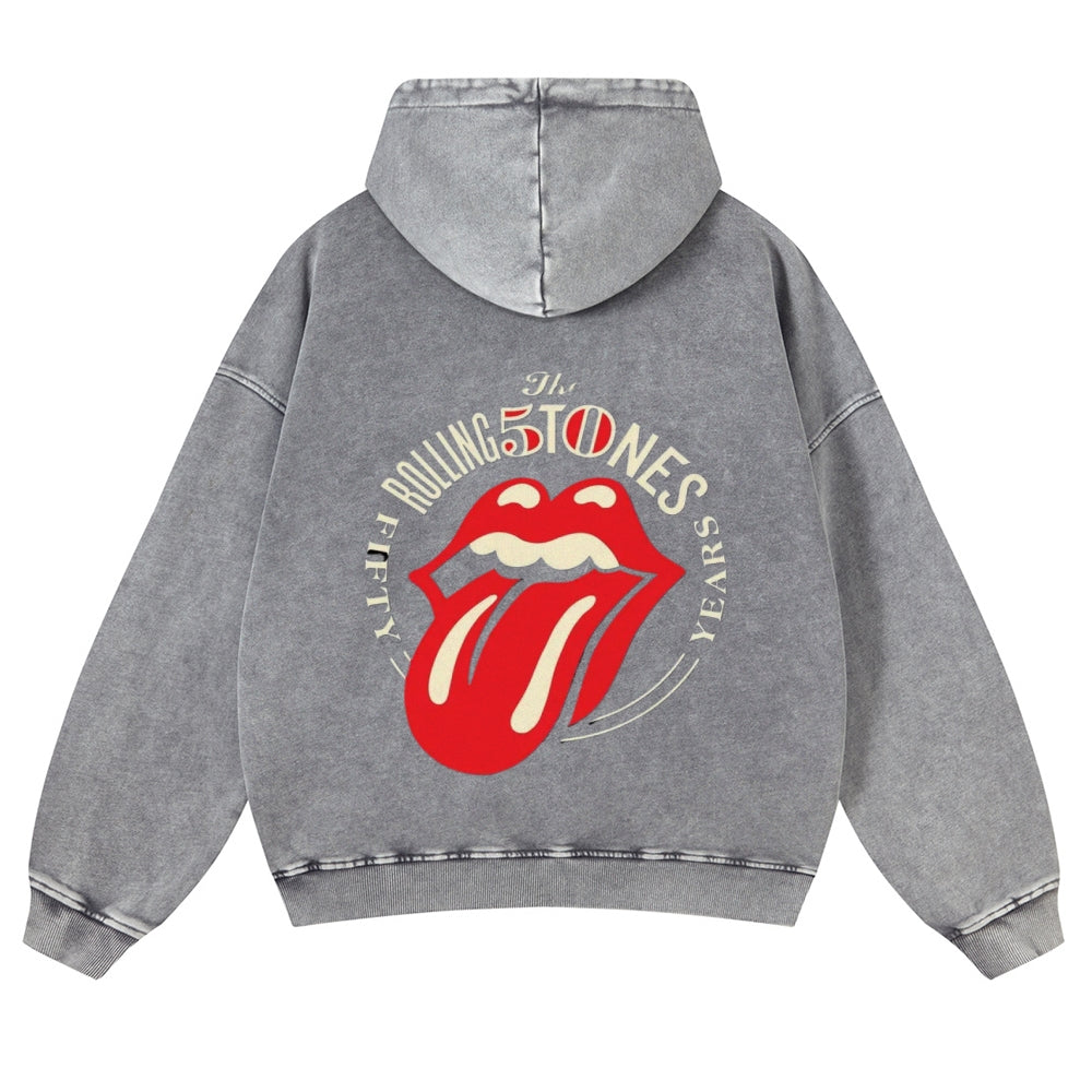 Mens Vintage The Rolling Stones Rock Band Hoodies