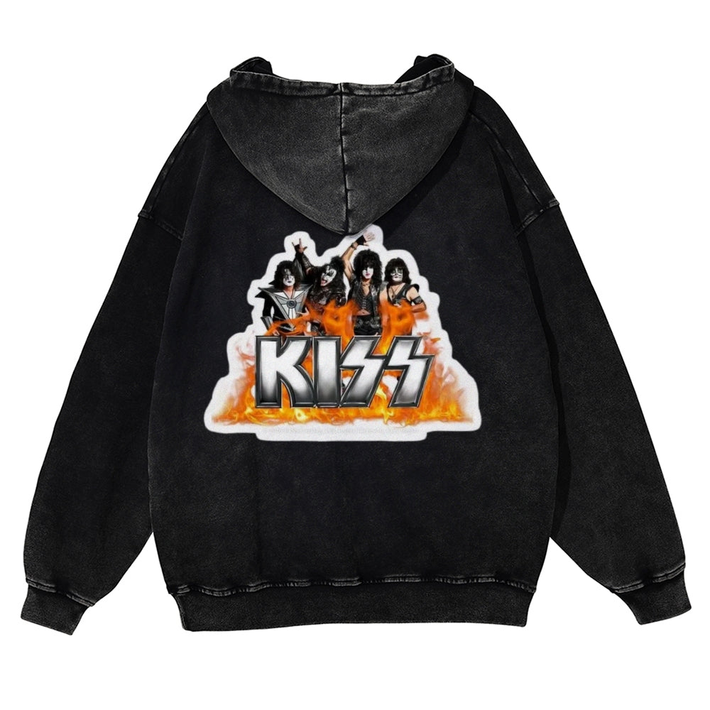 Men's Kiss Band Pullover Hoodies