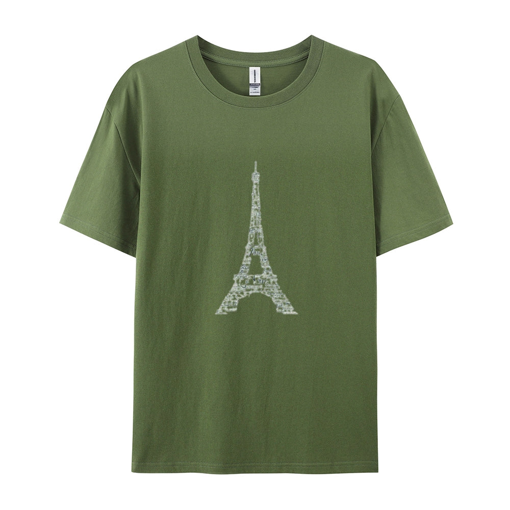 Mens Paris Eiffel Tower Graphic Tee