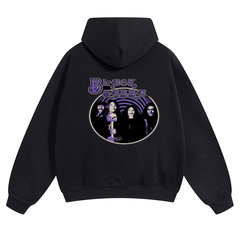 Mens Vintage Black Sabbath Rock Hoodies