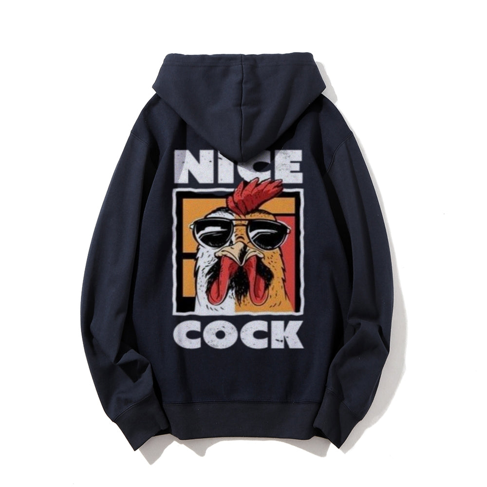 Mens NICE COCK Graphic Hoodies