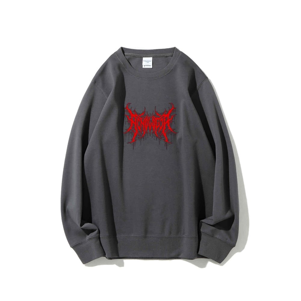 Mens Red Graphic Sweatshirts