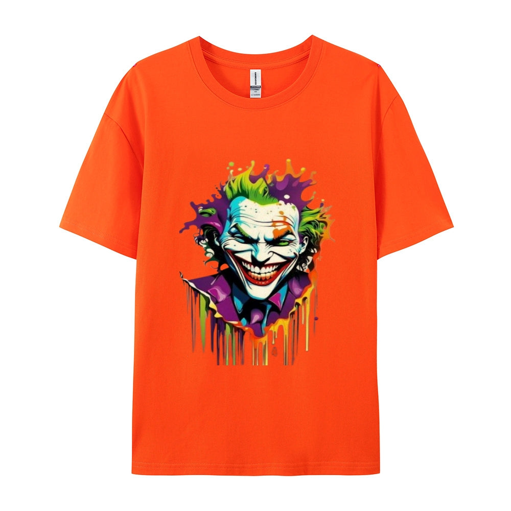 Mens Joker Skull Graphic Tee