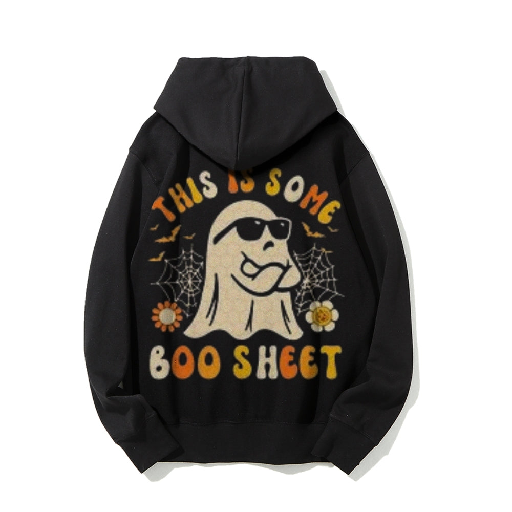 Mens THIS IS SOME BOO SHEET Graphic Pullover Hoodies