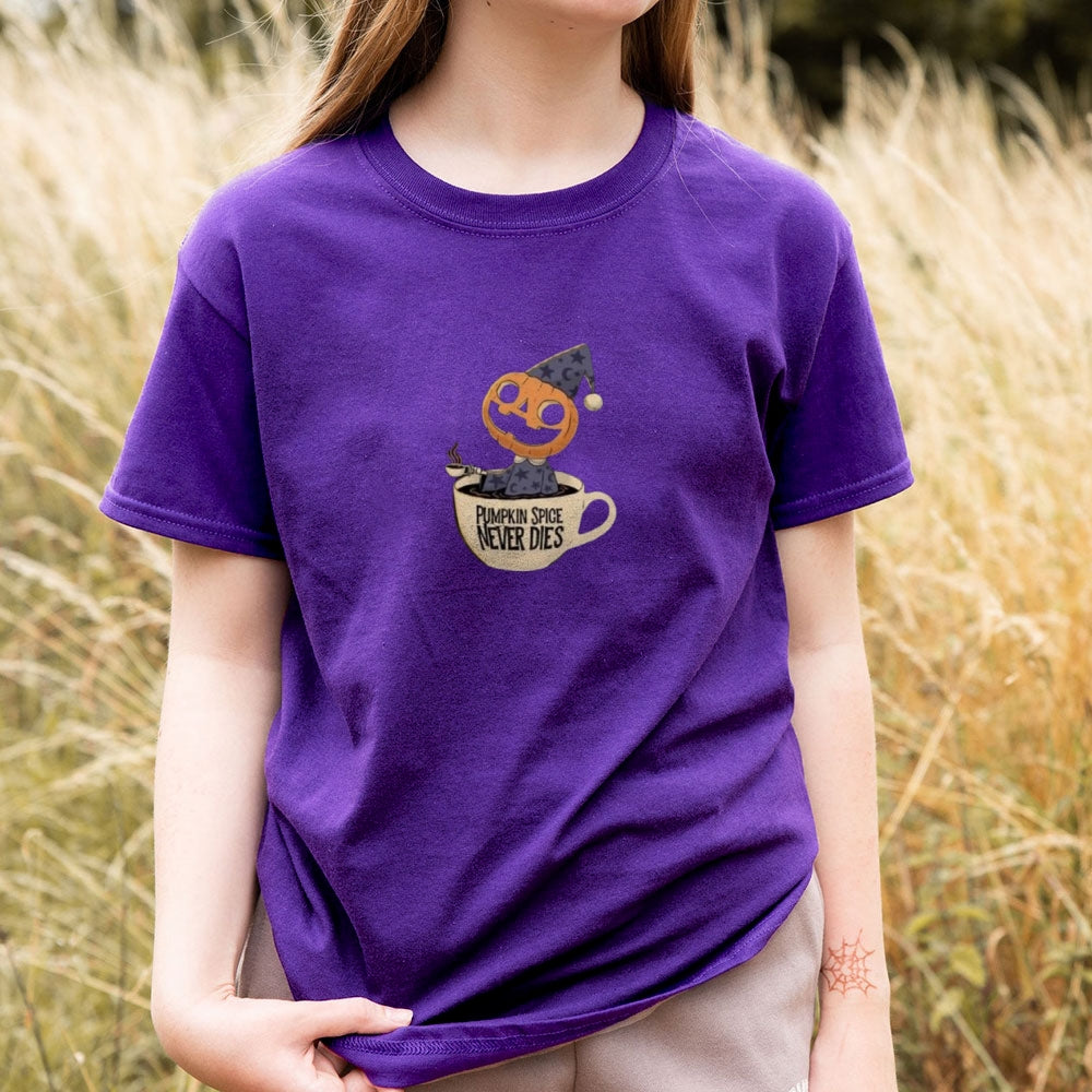 Women Halloween Pumpkin Spice Graphic T-shirt