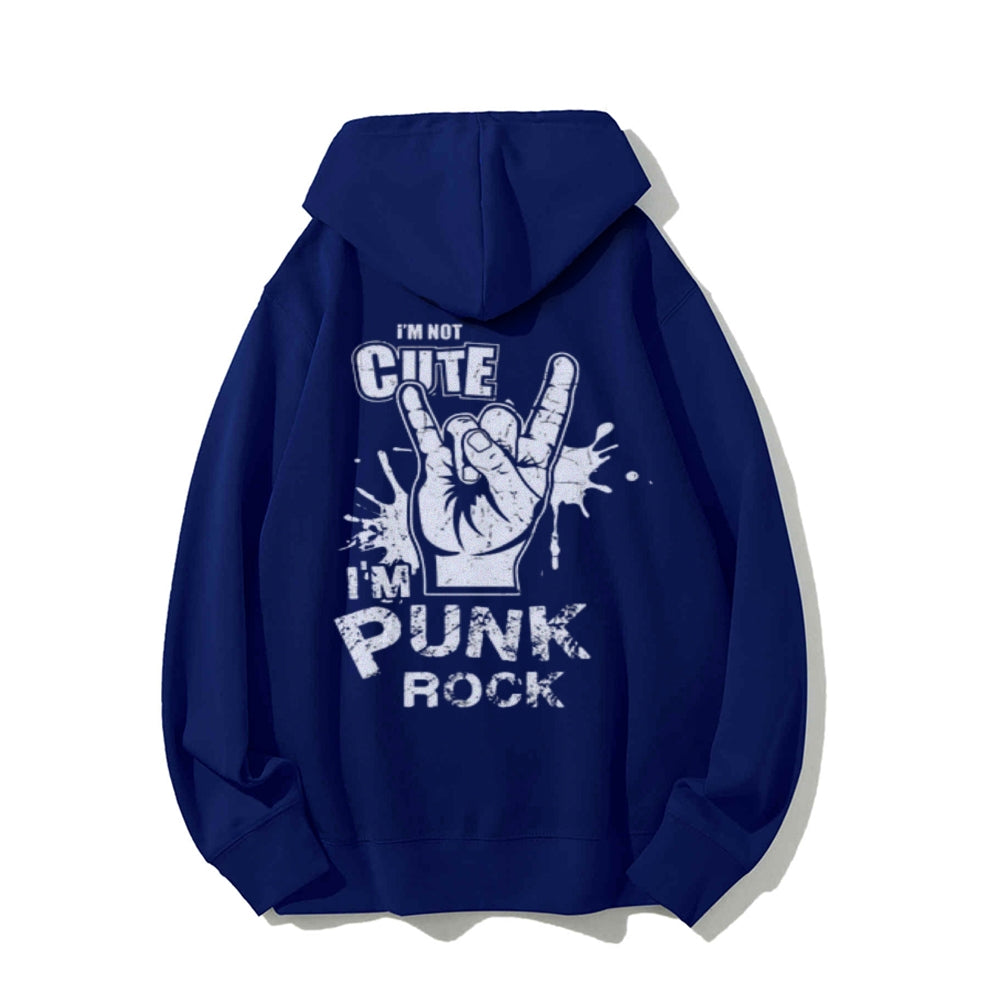 Mens I AM PUNK ROCK Graphic Hoodies