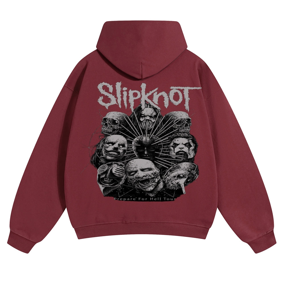 Mens Vintage Slipknot Rock Band Hoodies