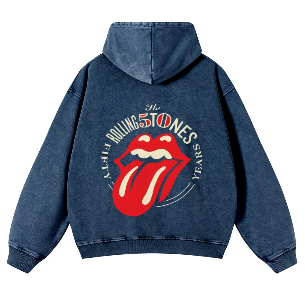 Mens Vintage The Rolling Stones Rock Band Hoodies