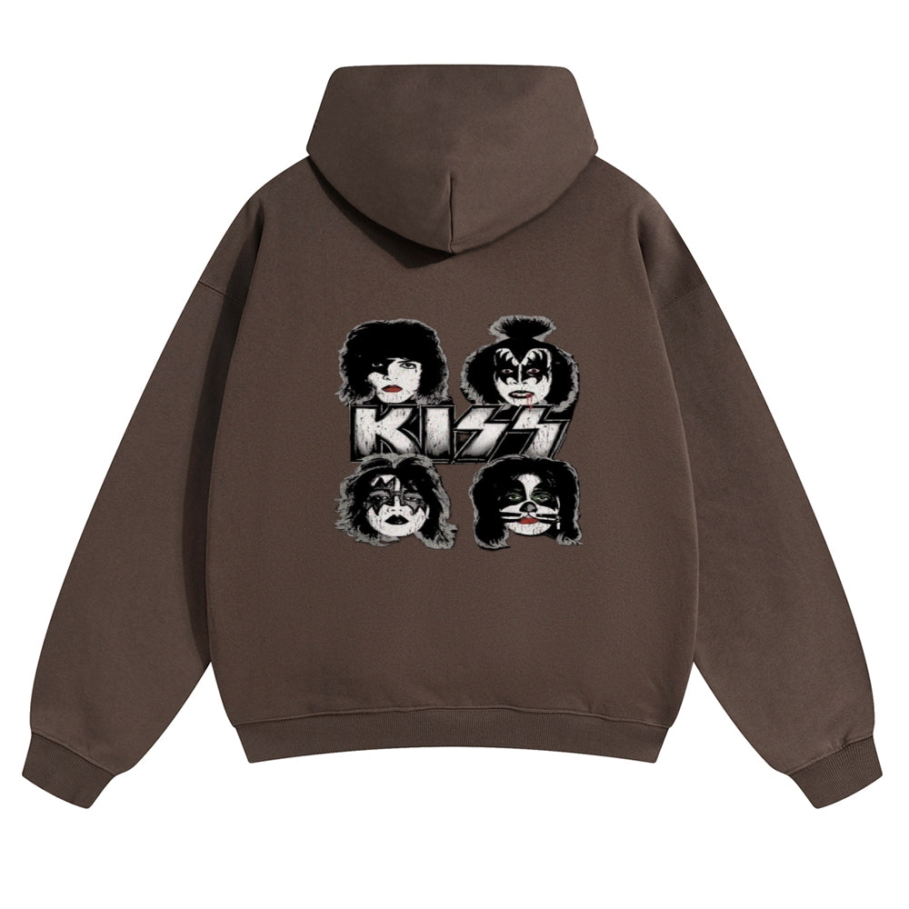 Mens Vintage The Kiss Rock Hoodies