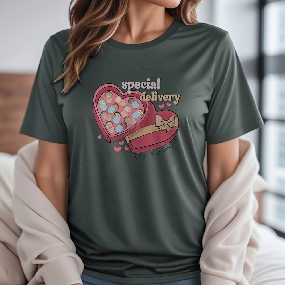 Women Happy Valentine's Day Gift Print Graphic T-shirt