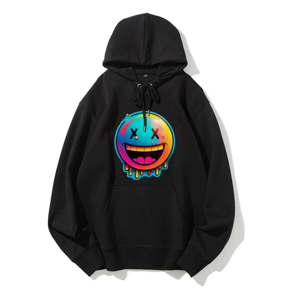 Women Cute Smile Face Graphic Hoodies