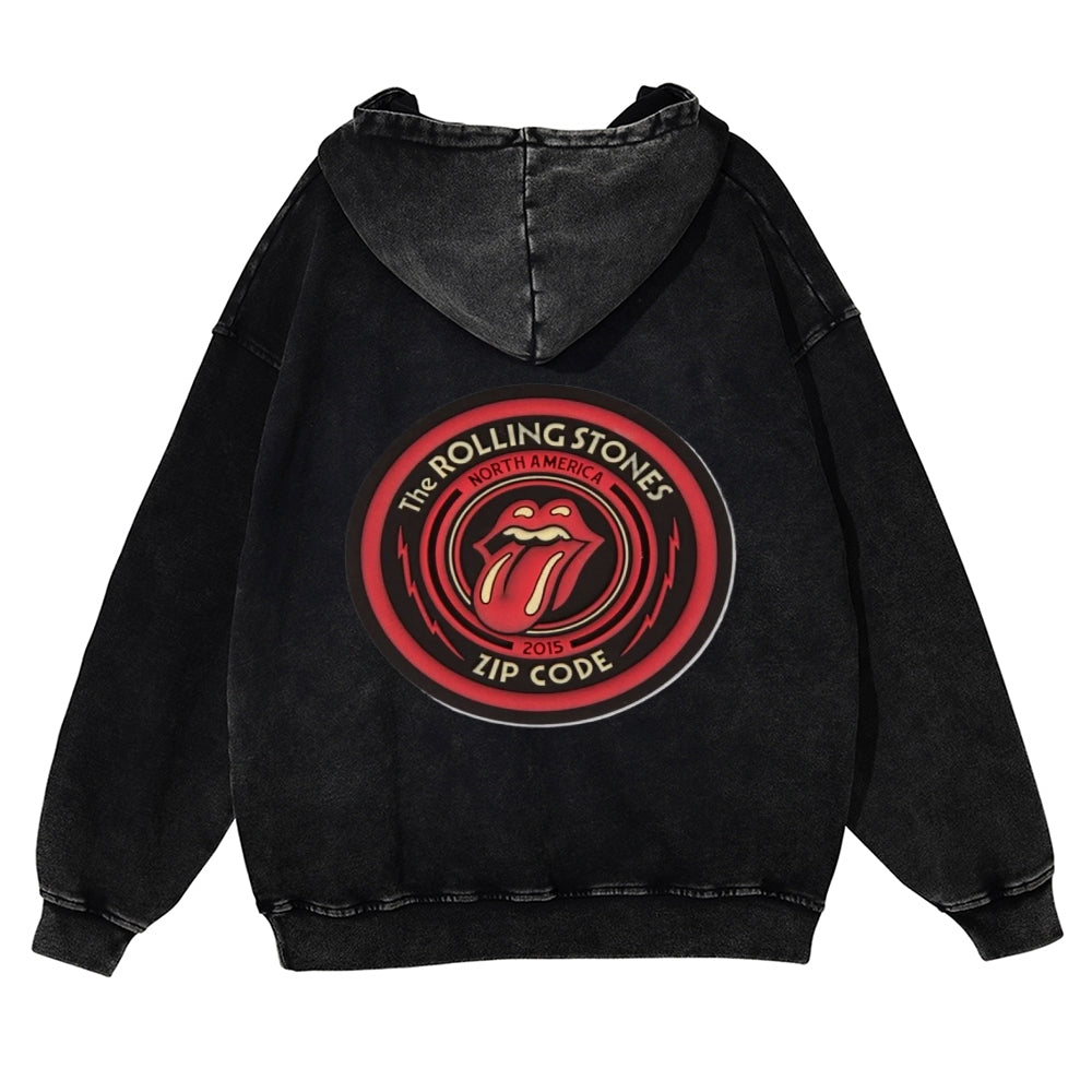 Mens Vintage The Rolling Stones Rock Band Hoodies