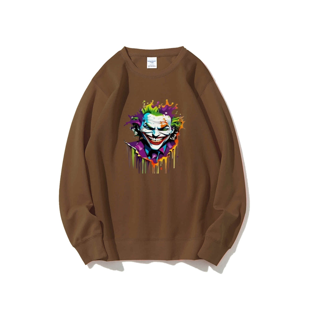 Mens Joker Skull Graphic Sweatshirts