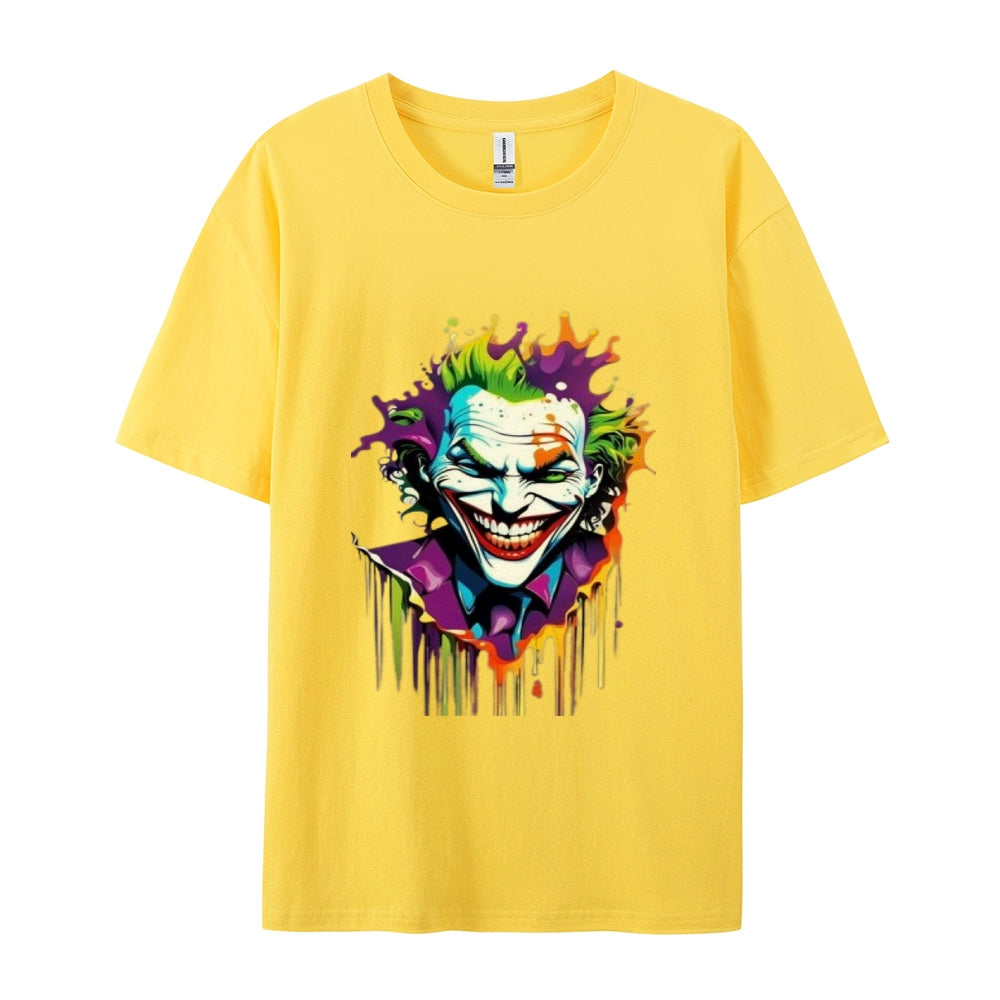 Mens Joker Skull Graphic Tee