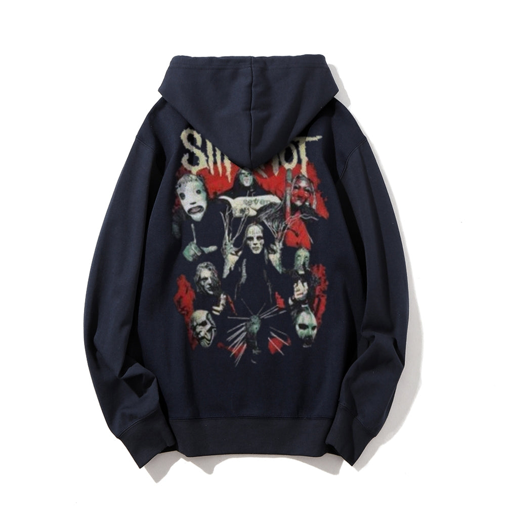 Mens Slipknot Rock Band Graphic Hoodies