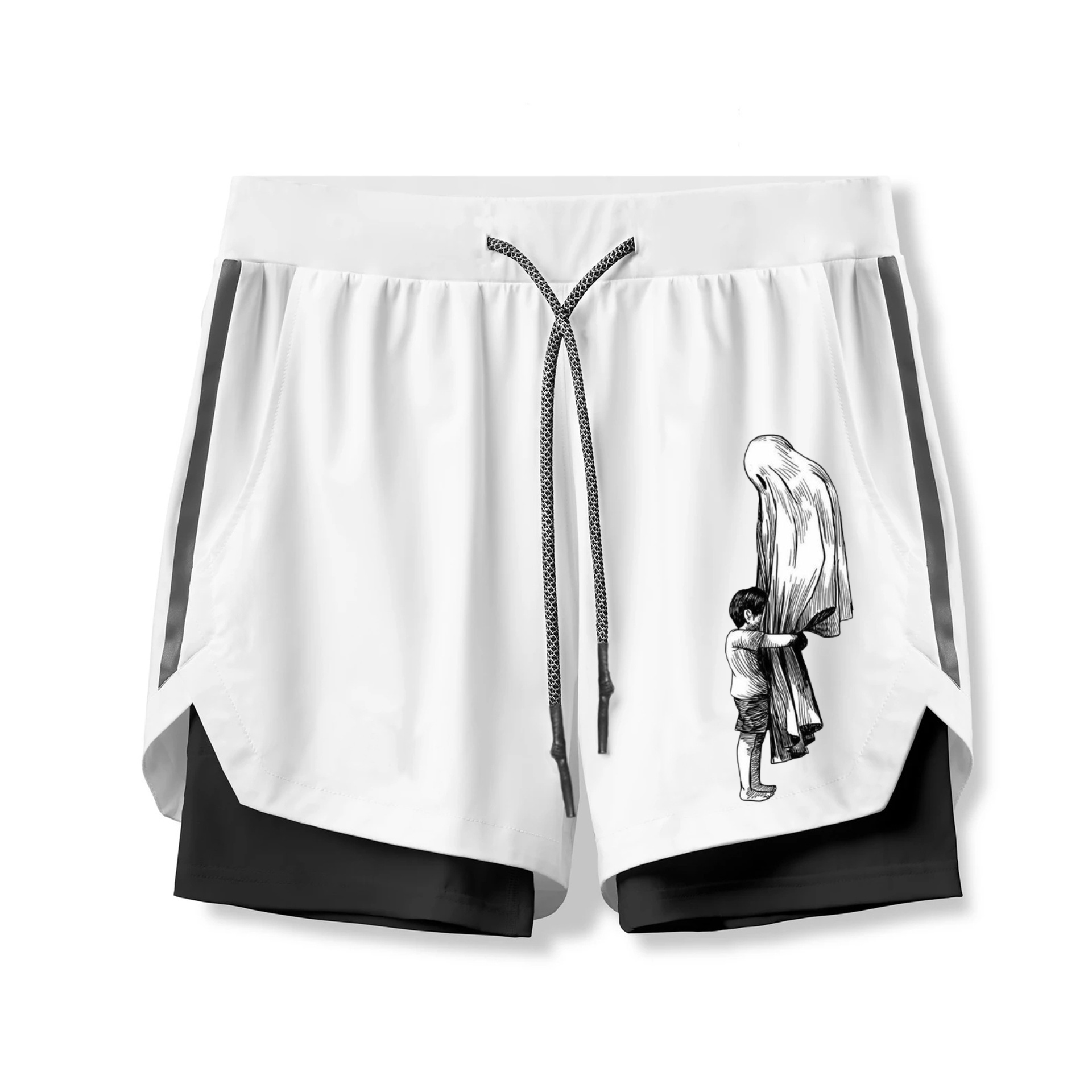 2 In 1 Gym Shorts for Men