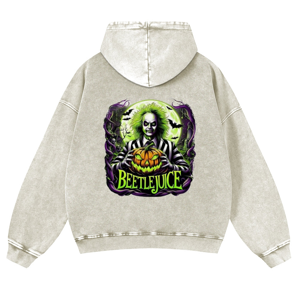 Mens Vintage Beetle Juice Rock Hoodies