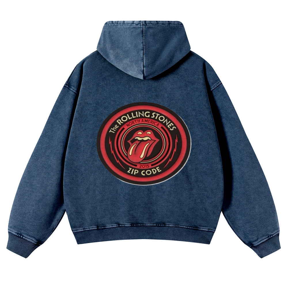 Mens Vintage The Rolling Stones Rock Band Hoodies