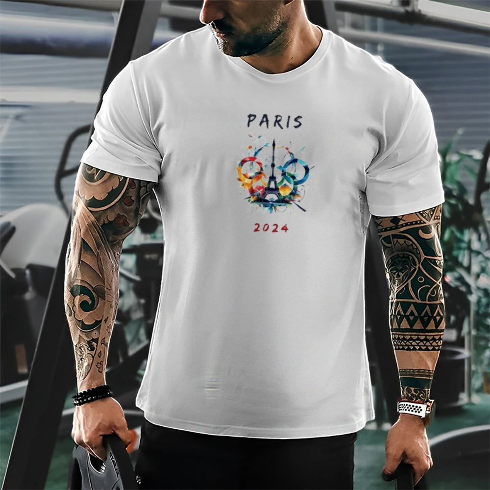 Mens Paris Graphic Tee