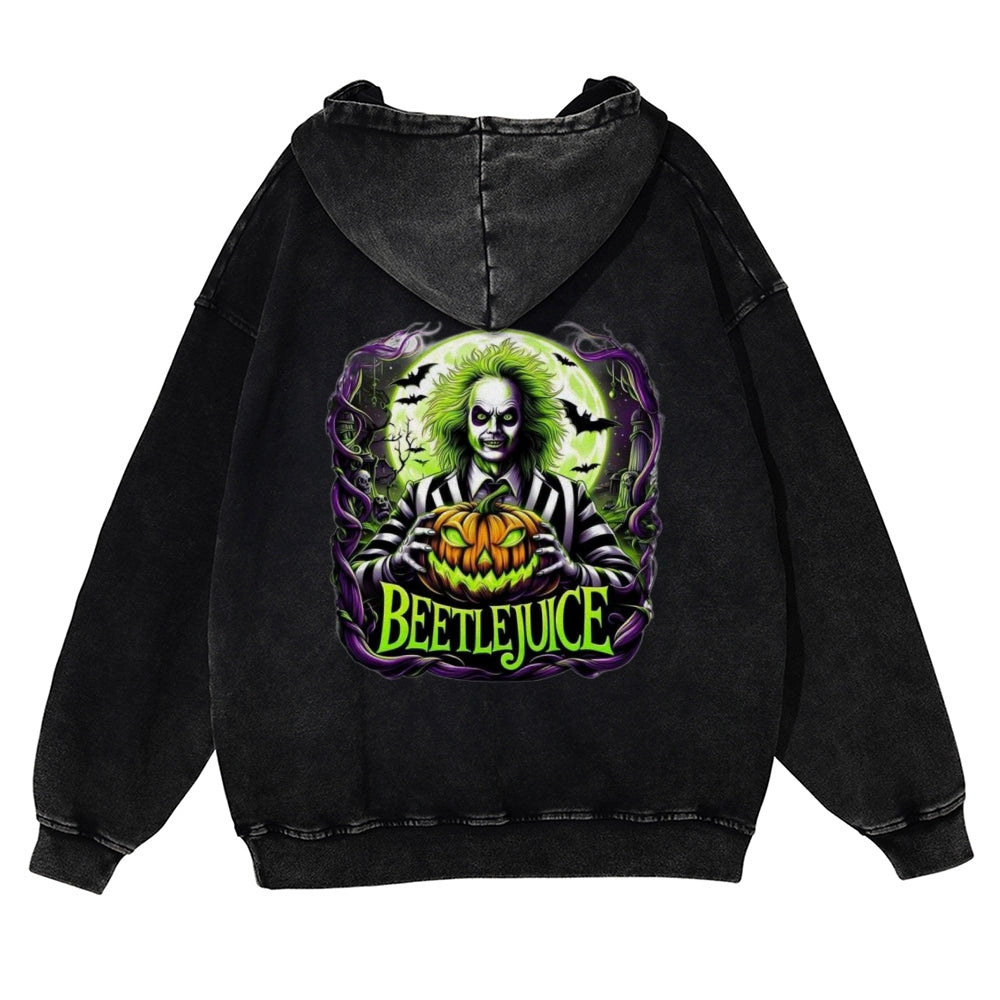 Mens Vintage Beetle Juice Rock Hoodies