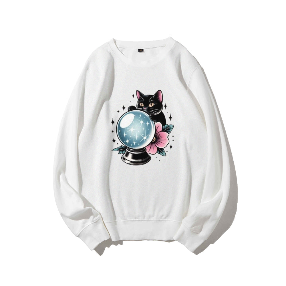 Women Akasha and the Crystal Ball Graphic Sweatshirts