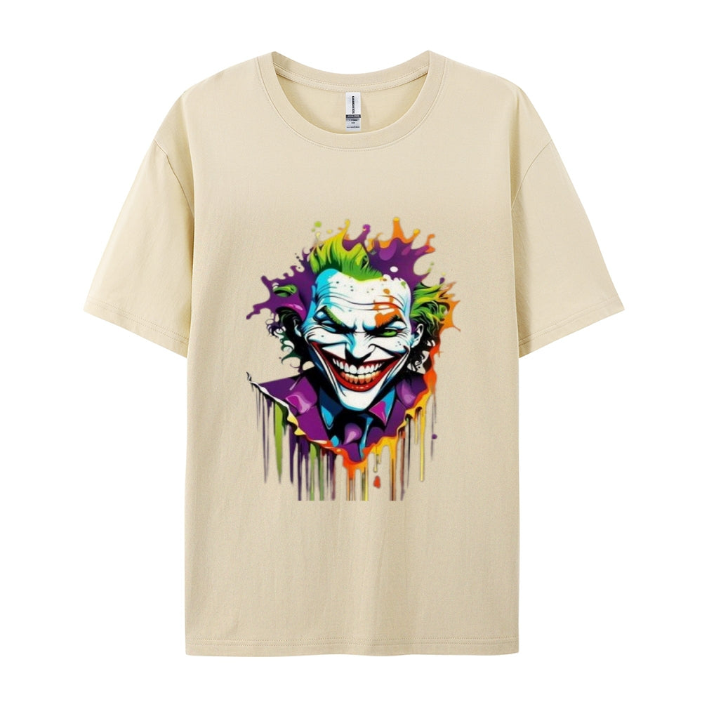 Mens Joker Skull Graphic Tee