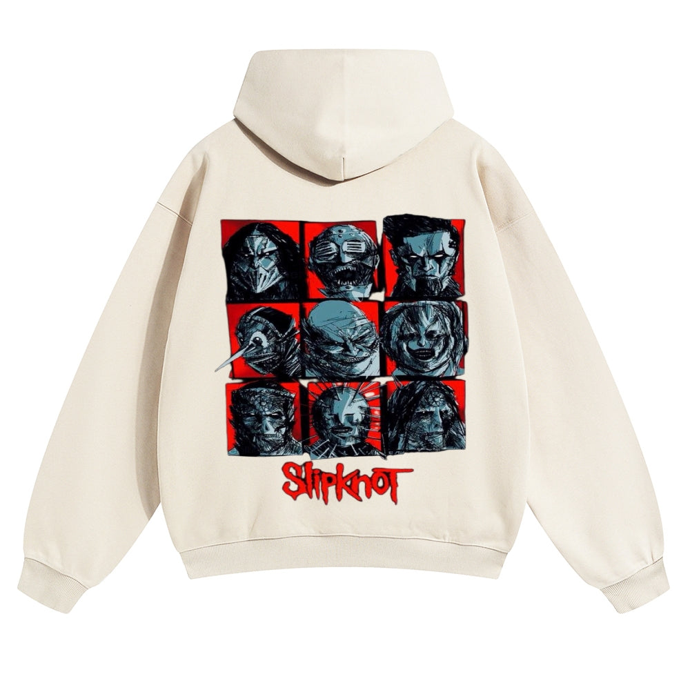 Mens Vintage Slipknot Rock Band Hoodies