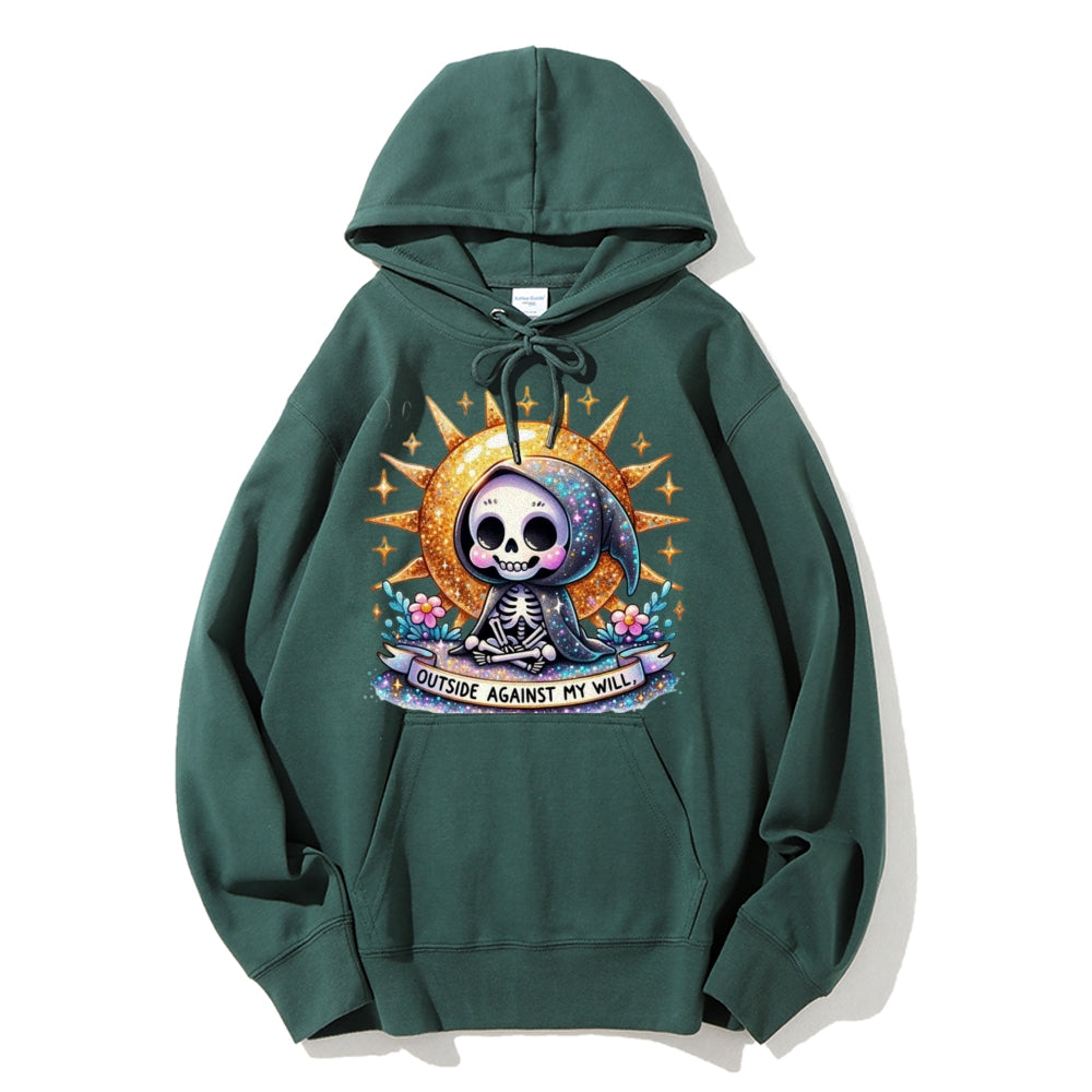 Women Cute Skeleton Graphic Hoodies